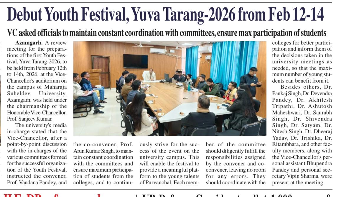 Maharaja Suhel Dev University, Azamgarh